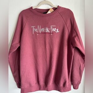 The North Face Maroon Crewneck Sweater SZ L